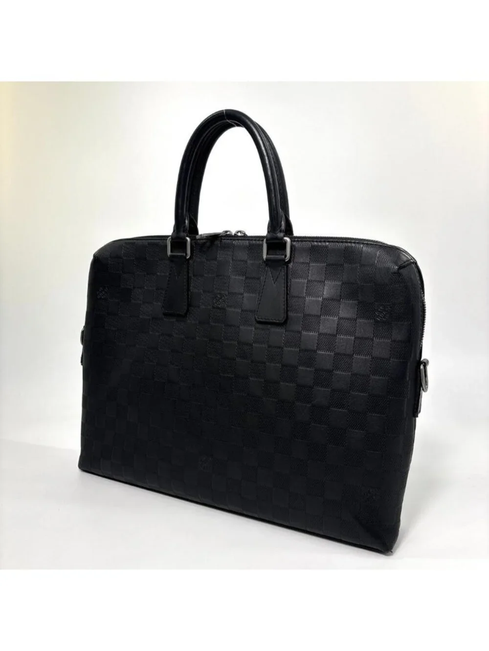 Louis Vuitton Super Damier Infini Business Bag Black